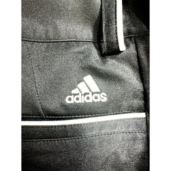 Adidas Womens Climalite Black Cropped Pants Size 2 Polyester Blend - Picture 10 of 10